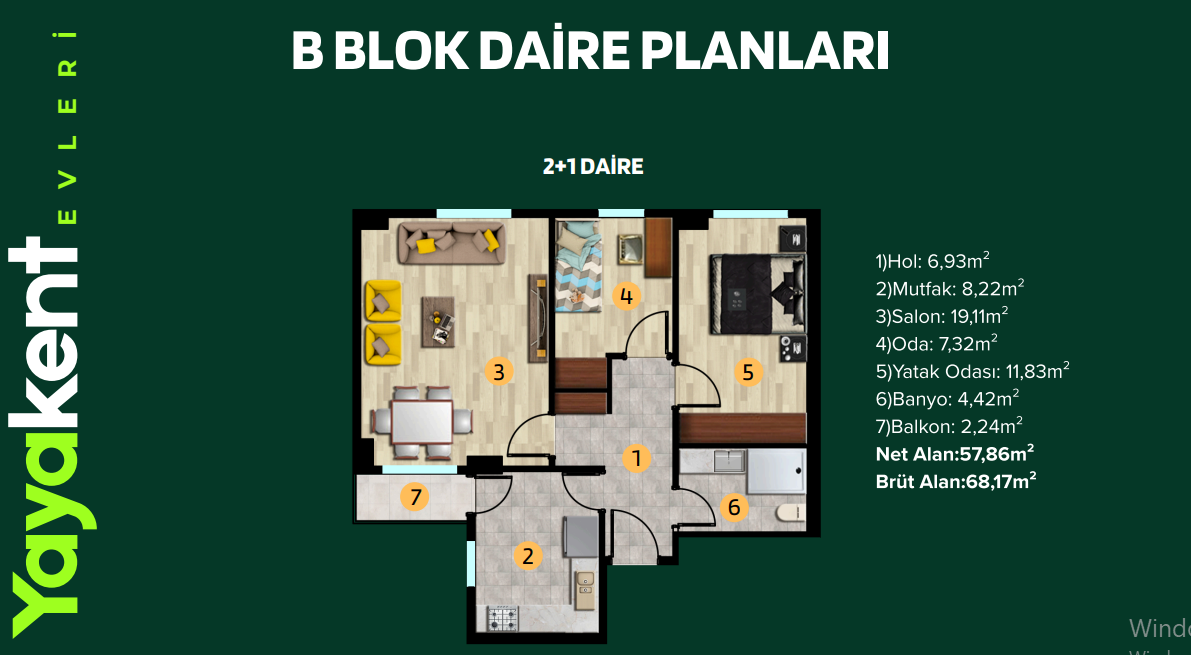 B Blok 2+1